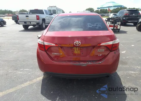 2015 Toyota Corolla Le from USA, damaged, VIN 2T1BURHE1FC374438